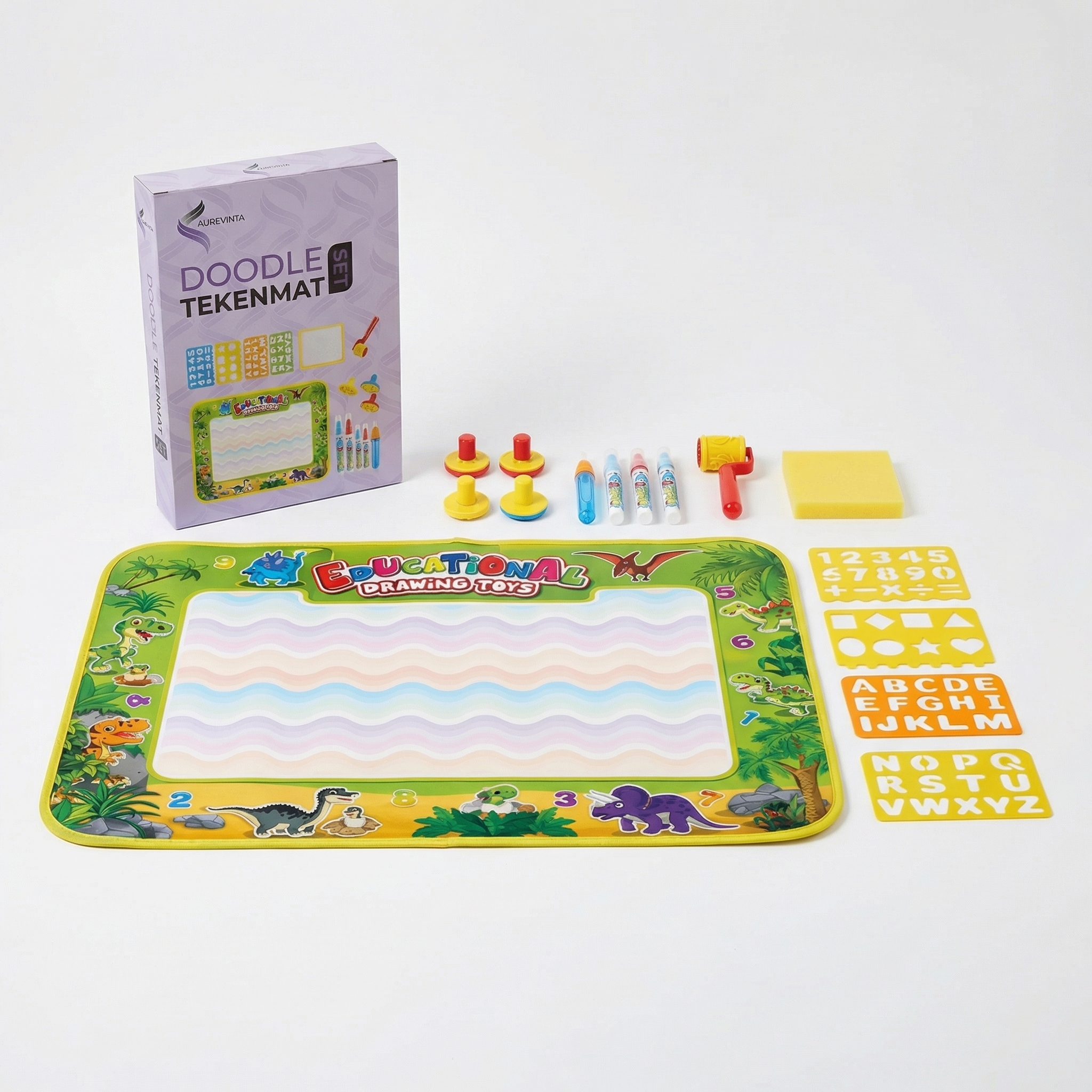 AUREVINTA® Water Tekenmat voor Kinderen